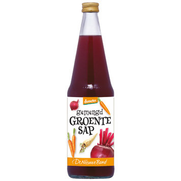 Gemengd groentesap puur, 700ml, De Nieuwe Band