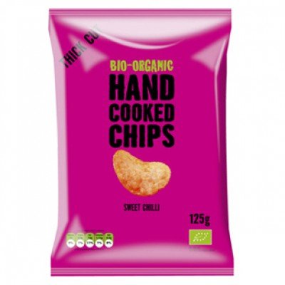 Handcooked chips, sweet chili, 125gr, Trafo