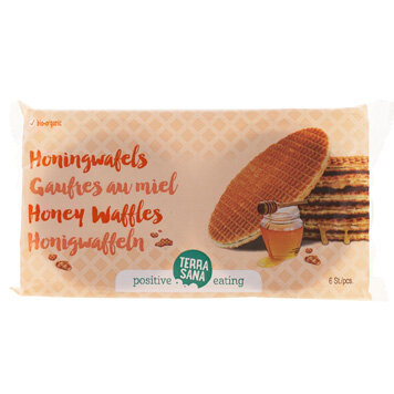 Honingwafels, 175gr, TerraSana