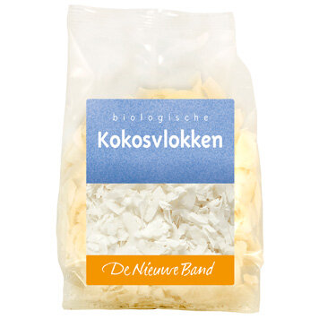 Kokosvlokken, 150gr, De Nieuwe Band