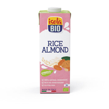 Rijstdrink amandel, 1ltr, Isola Bio