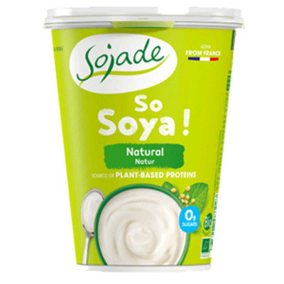 Soja yoghurt, natuur, 400gram, Sojade