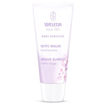 Witte malva baby gezichtscreme, 50ml, Weleda