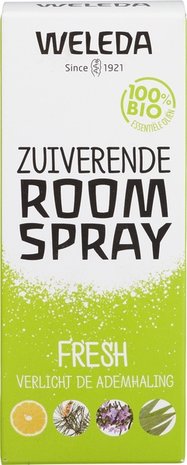 Room spray, fresh-zuiverend, 50ml, Weleda