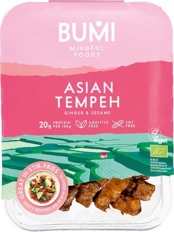 Lupine Tempeh Aziatisch, 175 gram,  Bumi