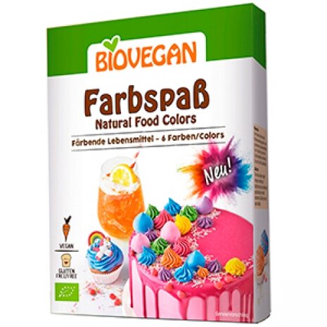 Kleurenpret, 6 kleurstoffen, Biovegan