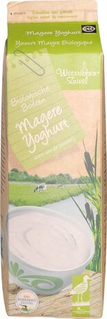 Yoghurt, mager, 1ltr-pak, Weerribben