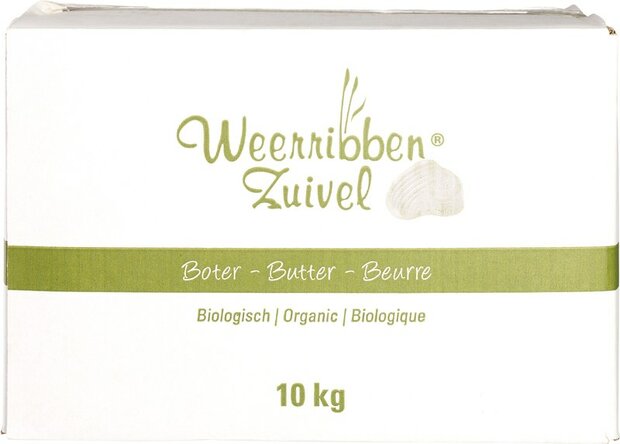 Roomboter 10 kg-grootverpakking, Weerribben Zuivel