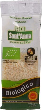 Parmigiano Reggiano, geraspt, 80gr, Sant&#039;Anna