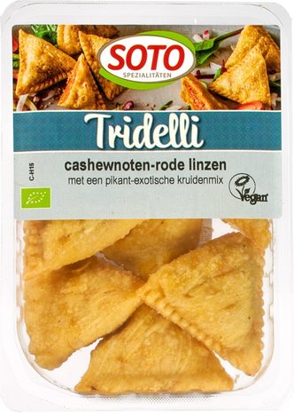 Tridelli, cashew rode linzen, 180gr, Soto