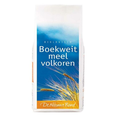 Boekweitmeel, volkoren, 1kg, De Nieuwe Band