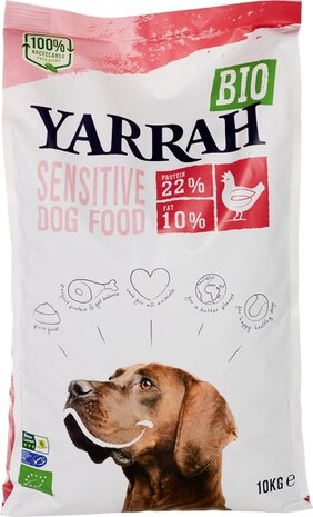 Hondenbrokken sensitive, 10kg, Yarrah