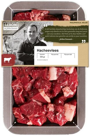 Runder hacheevlees, ongeveer 385gr / prijs per kg, Lebon