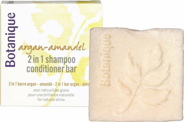 Shampoobar 2-in-1, argan amandel, 100gr, Botanique