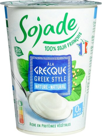 Soja, Griekse stijl yoghurt, 400gr, Sojade