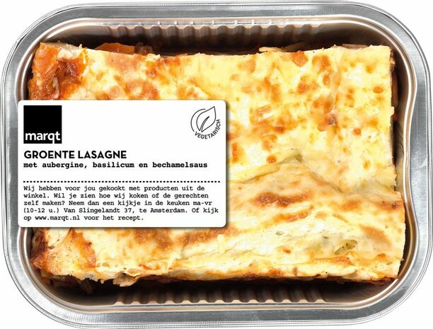 Vega groente lasagne, 450gr, Marqt