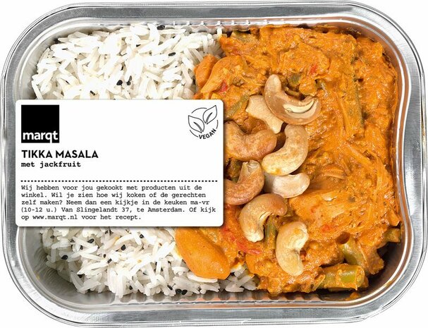 Vegan tikka masala jackfruit, 450gr, Marqt