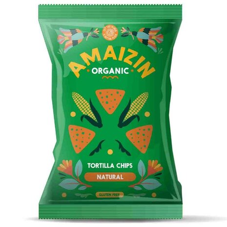 Tortilla chips, naturel, 150gr, Amaizin