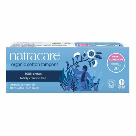 Tampons super plus, 20st, Natracare