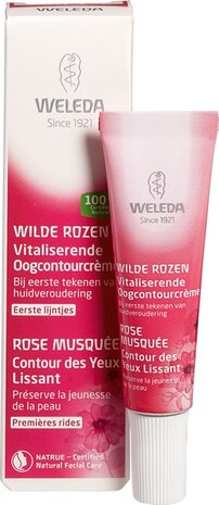 Vitaliserende oogcontourcr&egrave;me wilde rozen - 30+ huid, 10ml, Weleda