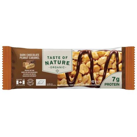 Dark chocolate peanut caramel, 40gr, Taste of Nature