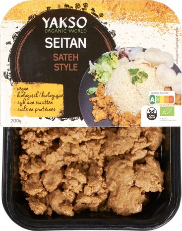 Seitan sateh, 200gr, Yakso