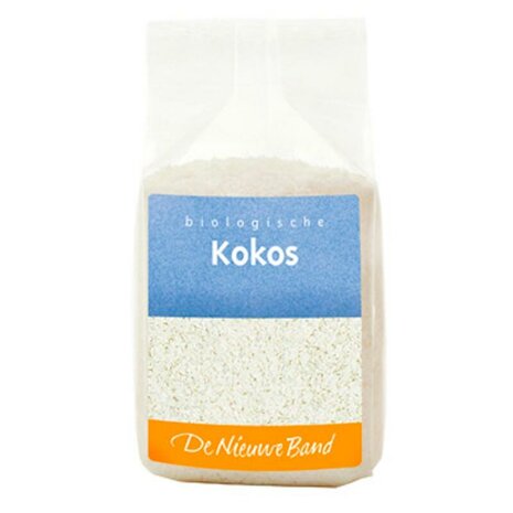 Kokos, geraspt, 150gr, De Nieuwe Band