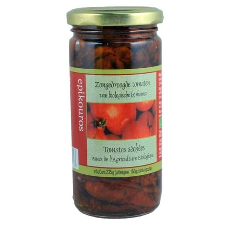 Gedroogde tomaten in olie, 235g, Epikouros