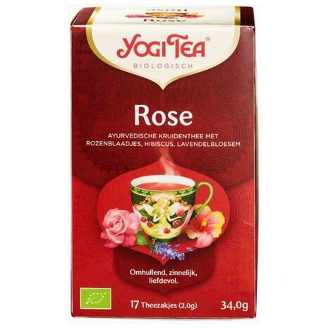 Rose tao thee, 17x1kop, Yogi Tea