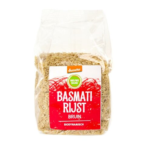 Basmatirijst, bruin, fair en bd, 500gr, Nieuwe Band