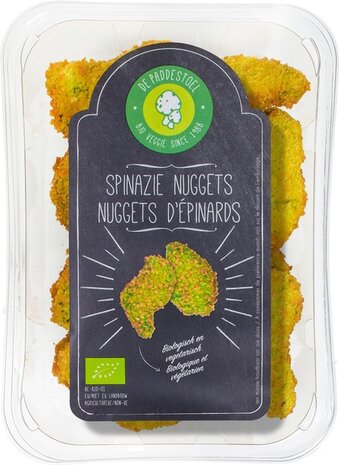 Spinazie nuggets, 240gr, De Paddestoel