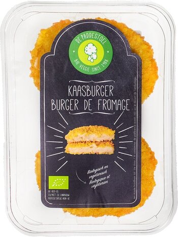 Kaasburger, 2x85gram, Paddestoel