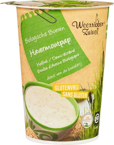 Havermoutpap, 0,5ltr-beker, Weerribben Zuivel