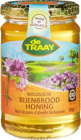 Bijenbroodhoning, 350gr, de Traay