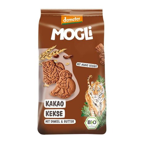 Cacao boterkoekjes spelt, 125gr, Mogli