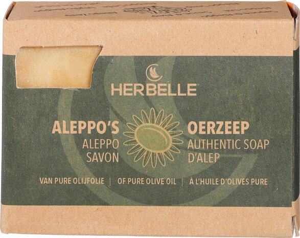 Aleppozeep, olijfolie, 200gr, Herbelle