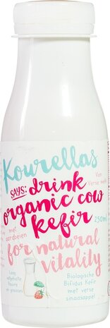 Kefir, aardbei, 250ml, Kourellas