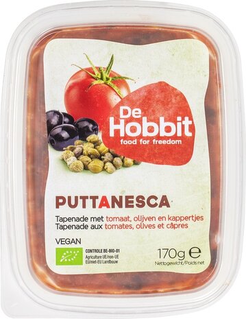 Puttanesca spread, 170gr, De Hobbit