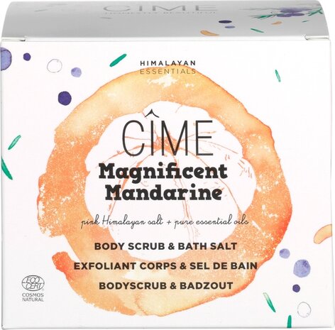 Bodyscrub &amp; badzout, magnificent mandarine, 450gr, C&icirc;me