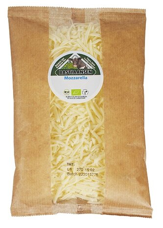 Geraspte mozzarella, 150gr, Bastiaansen