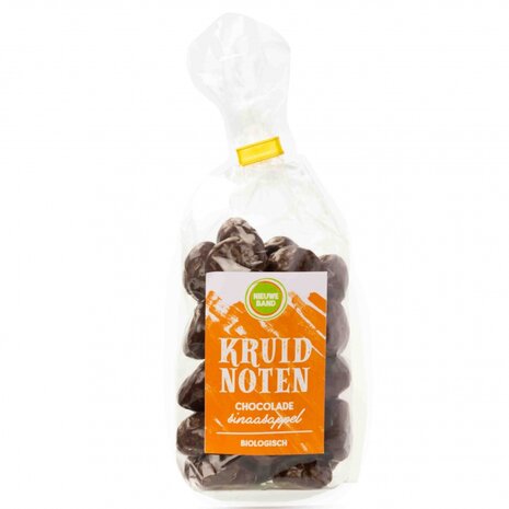 Chocolade kruidnoten, puur-sinaasappel, 175gr, De Nieuwe Band