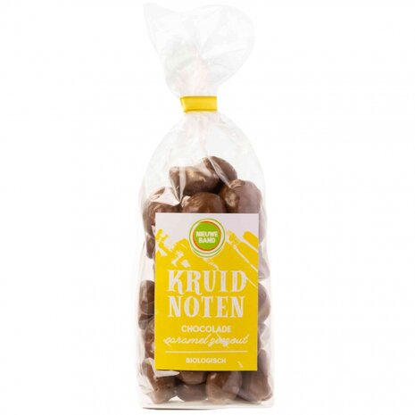 Chocolade kruidnoten, karamel-zeezout, 175gr, De Nieuwe Band