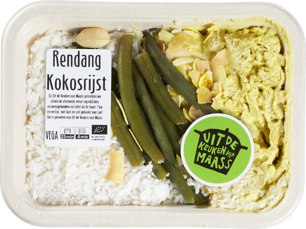 Rendang kokosrijst, 400gr, Maass Keuken