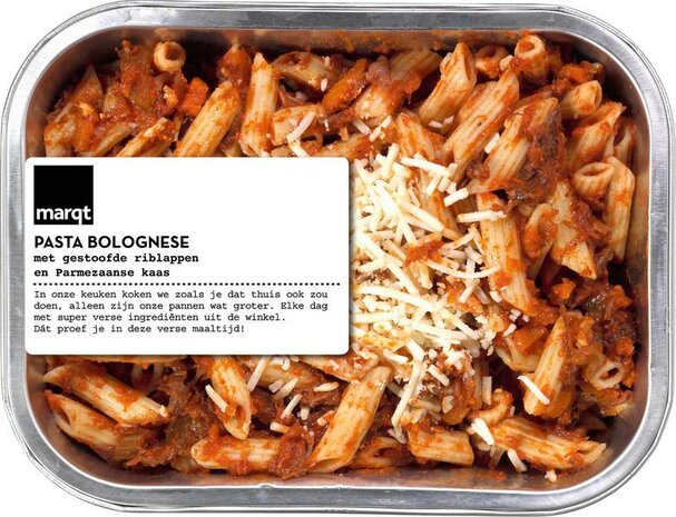 Verse maaltijd, pasta bolognese, 450gr, Marqt