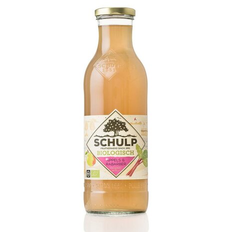 Appel-rabarbersap, 750ml, Schulp