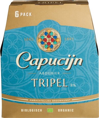 Tripel abdijbier, capucijn, 6x30cl, Budels