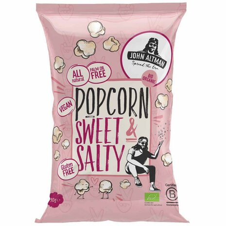 Popcorn, Sweet &#039;n Salty, 90gr, John Altman