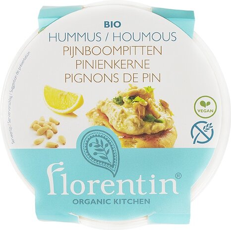 Hummus, pijnboompitten, 170gr, Florentin