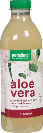 Alo&euml; vera drink gel, 1ltr, Purasana