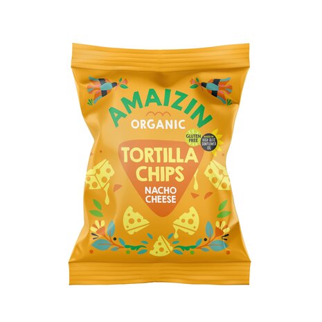 Tortilla chips nacho, 150gr, Amaizin